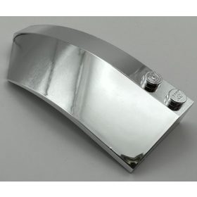   41750, 42020 | Chrome Silver Wedge 8 x 3 x 2 Open Left | Custom Chromed by BUBUL