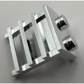   4175 Chrome Silver Plate, Modified 1 x 2 with Ladder  4175 Custom chromed by Bubul