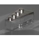 41768 Chrome Silver Wedge 4 x 2 Left Custom Chromed by Bubul