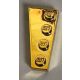 41769 Chrome GOLD Wedge, Plate 4 x 2 Right Custom Chromed by Bubul