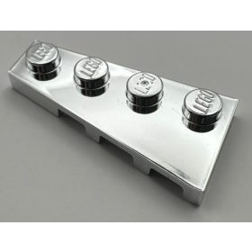   41770 Chrome Silver Wedge, Plate 4 x 2 Left Custom chromed by Bubul