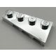 41770 Chrome Silver Wedge, Plate 4 x 2 Left Custom chromed by Bubul