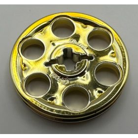   4185 Chrome Gold Technic Wedge Belt Wheel (Pulley)  Custom chromed by BUBUL