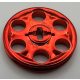 4185 Chrome-RED Technic Wedge Belt Wheel (Pulley)  Part 4185 Custom Chromed by BUBUL