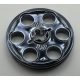 4185_T Chrome TITAN Black  Technic Wedge Belt Wheel  Part: 4185   Custom Chromed by BUBUL