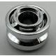 42610 | Chrome Silver Wheel 11mm D. x 8mm with Center Groove | Custom Chromed by Bubul
