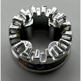   Chrome Silver Technic Bush 1/2 Toothed Type I  4265a Custom Chromed by Bubul