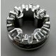 Chrome Silver Technic Bush 1/2 Toothed Type I  4265a Custom Chromed by Bubul
