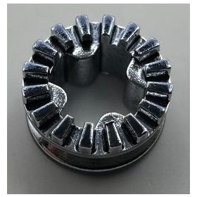   4265b Chrome Titan Technic Bush 1/2 Toothed Type II   Custom Chromed by Bubul