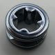 4265c Chrome TITAN Black Technic Bush 1/2 Smooth  Part: 4265c or 32123 or 42136 Custom Chromed by Bubul