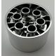 4266 Chrome Silver Wheel 20 x 30 Technic (4 studs D.) Custom Chromed by Bubul