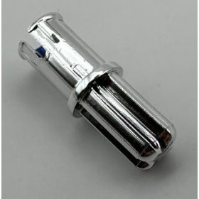   43093 Chrome Silver Technic, Axle Pin with Friction Ridges Lengthwise Custom Chromed by BUBUL