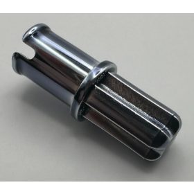   43093 Chrome Titan Technic, Axle Pin with Friction Ridges Lengthwise Custom Chromed by BUBUL