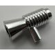 4349 Chrome Silver Minifig, Utensil Loudhailer / Megaphone / SW Blaster Custom chromed by Bubul