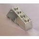 Chrome Silver Wedge 4 x 2 Sloped Right  43720 Custom Chromed by BUBUL