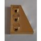 43722 Chrome GOLD Wedge, Plate 3 x 2 Right   43722  Custom chromed by Bubul