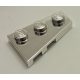 43722 Chrome Silver Wedge, Plate 3 x 2 Right   43722  Custom chromed by Bubul
