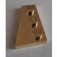 43723 Chrome GOLD Wedge, Plate 3 x 2 Left   43723  Custom chromed by Bubul