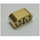 43857 | Chrome Gold Technic, Liftarm 1 x 2 Thick | Custom Chromed by BUBUL