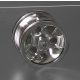 44292 Chrome Silver Wheel 30.4mm D. x 20mm with 3 Pin Holes   Custom chromed by Bubul