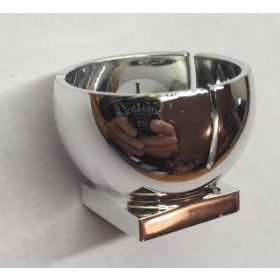   Chrome Silver Cylinder Hemisphere 2 x 2 Ball Turret Socket Base   Part: 44358  Custom Chromed by BUBUL