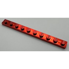 4477 Chrome RED Plate 1 x 10 Custom chromed by Bubul