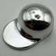 4485 Chrome Silver Minifig, Headgear Cap - Short Curved Bill   4485b or 4485 or 86035 chromed by Bubul