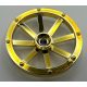 4489 Chrome Gold Wheel Wagon Large 33mm D., Undetermined Hole Type  Custom chromed by Bubul