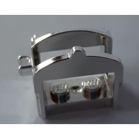   4491a | Chrome Silver Horse Saddle with One Clip | Custom Chromed by BUBUL