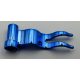 4495 Chrome Blue Flag 4 x 1 Wave  -type -a- or  -b-  Custom Chromed by Bubul