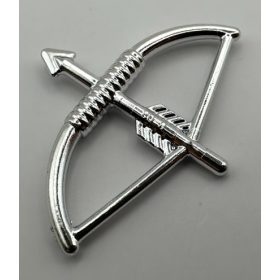   4499 | Chrome Silver Minifig, Weapon Bow with Arrow  | Custom Chromed by Bubul