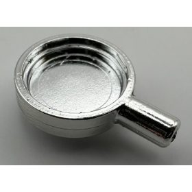   4528 | Chrome Silver Minifigure, Utensil Frying Pan | Custom Chromed by BUBUL