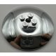 Chrome Silver Dish 6 x 6 Inverted (Radar)   Part:45729 or 44375b   Custom chromed by Bubul