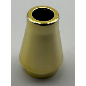   4589, 4589b, 59900 | Chrome GOLD Cone 1 x 1 without Top Groove | Custom Cromed by BUBUL
