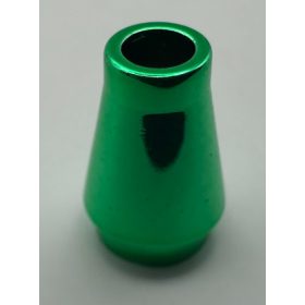  4589, 4589b, 59900 | Chrome Green Cone 1 x 1 without Top Groove | Custom Cromed by BUBUL