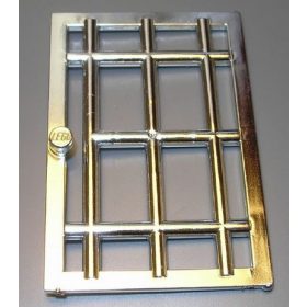   4611 Chrome Silver Door 1 x 6 x 7 Barred Custom chromed by BUBUL