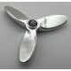 4617 - Chrome Silver Propeller 3 Blade 5.5 Diameter - Custom Chromed by Bubul