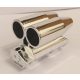 Chrome Silver Technic Engine Tuneable, Block with Two Round Air Scoops (for part 2133)  Part: 46452 Custom chromed by BUBUL