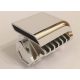 Chrome Silver Technic Engine Tuneable, Block with Trapezoidal Air Scoop (for part 2133)  Part: 46453 Custom chromed by BUBUL