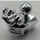 47312 Chrome Silver Bionicle Head Connector Block (Toa Metru) Custom Chromed by BUBUL