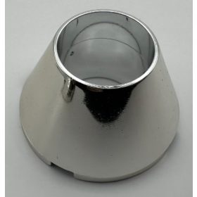   4742 | Chrome Silver Cone 4 x 4 x 2 Hollow No Studs | Custom Chromed by BUBUL