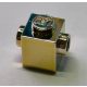 47905 Chrome Gold Brick, Modified 1 x 1 with Studs on 2 Sides, Opposite   Custom Chromed by BUBUL