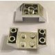 Chrome Silver Slope, Inverted 45 4 x 2 Double  4871 Custom Chromed by BUBUL