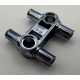 48989 | Chrome TITAN Technic, Pin Connector Perpendicular 3L with 4 Pins | Custom Chromed by BUBUL