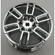 49294 Chrome Silver Wheel 56mm D. x 34mm Technic Racing Medium, 6 Pin Holes, Axle Hole, Open Spokes Custom Chromed by Bubul