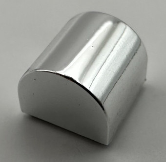 49307 | Silver Brick, Slope, Curved 1 x 1 x 2/3 Double or 66187 | Custom Chromed by Bubul