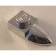 49668 Chrome Silver Plate, Modified 1 x 1 with Tooth  49668 Custom chromed by Bubul