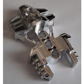   50919 Chrome Silver Bionicle Foot Toa Hordika Custom Chromed by BUBUL