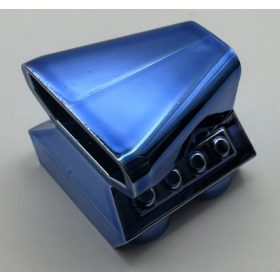   50943 Chrome BLUE Vehicle, Air Scoop Top 2 x 2 Custom chromed by Bubul