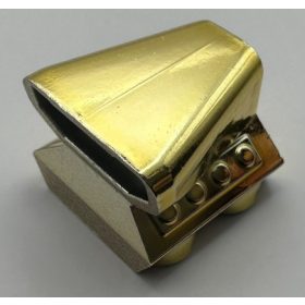   50943 Chrome Gold Vehicle, Air Scoop Top 2 x 2 Custom chromed by Bubul